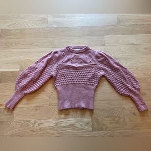 Rouje pink wool sweater